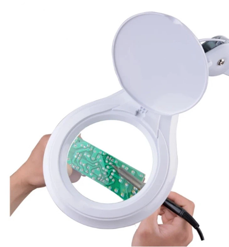 Workbench Magnifying Glass With Led Light